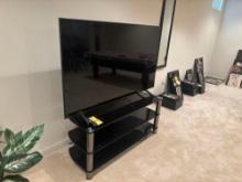 Samsung 65in TV and Tampered Glass Stand