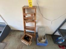 Small Wooden Step Ladder Len Lights And Mats