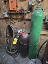 2 Acetylene Tanks