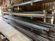 Large lot of new steel. bar stock, tubing, square stock