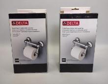 2 NEW Delta Toilet Paper Holders
