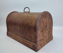 Vintage Wooden Sewing Machine Cover