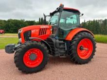 2019 Kubota M7-152 Deluxe tractor, CHA, MFD, powershift trans, 480/80R42 rear tires, 3-hyds,