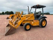 1995 Case 570LXT skip loader, OROPS, 4x4, shuttle trans, 3pt hitch, front loader, 19.5-24 rear