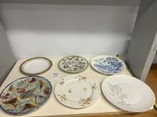 (6) antique plates