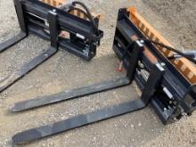 Wolverine Skid Steer 48" Hydraulic Forks