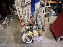 LOT: ASSORTED SNOWMOBILE PARTS, CARBIDES, MISC.