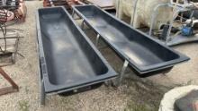 Lot of 2 Water Troughs