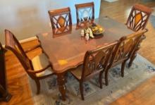 Mitchell Gold + Bob Williams Dining Table and Six Chairs