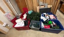 Large Lot Of Christmas Décor