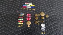 Assorted US Military Ribbons & Badges