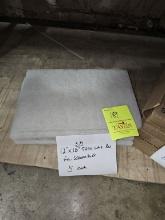 3 M12"x18" Thick White Pad For Square Buff