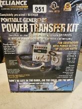 Reliance Portable Generator Power Transfer Kit 20 Amp/30 Amp Outside