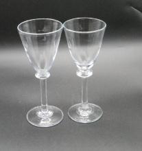 (2) Simon Pearce Cavendish Wine Glasses