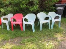 (5) MAGIS Designs Easy Chairs