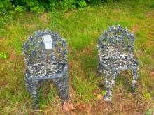 (2) Cast Iron Chairs