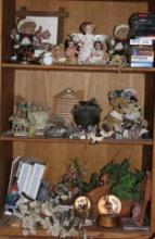 Collection of Animal Figures and Much More-All Contents of Shelves