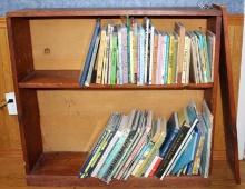 Wood Shelf with Children's Books