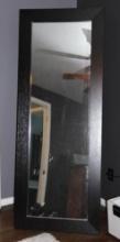 Oversize Full-Length Mirror with Wood Frame