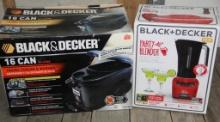 Black and Decker Travel Cooler and Warmer and Party Blender