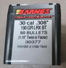 Barnes 30 cal Bullets for Reloading