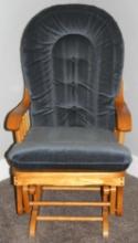 Dutchman Furniture Wood Framed Glider Chair