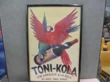 Framed Toni-Kola Poster