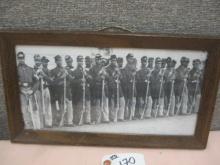U.S. Negro Troops Framed Photo