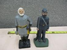 Cast Iron Lee & Grant Statues