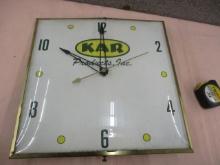 Pam Glass Face Kar Clock
