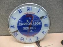 Lighted N.J. Carbonator Clock