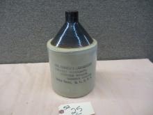 Hansen's Laboratory Stoneware Crock